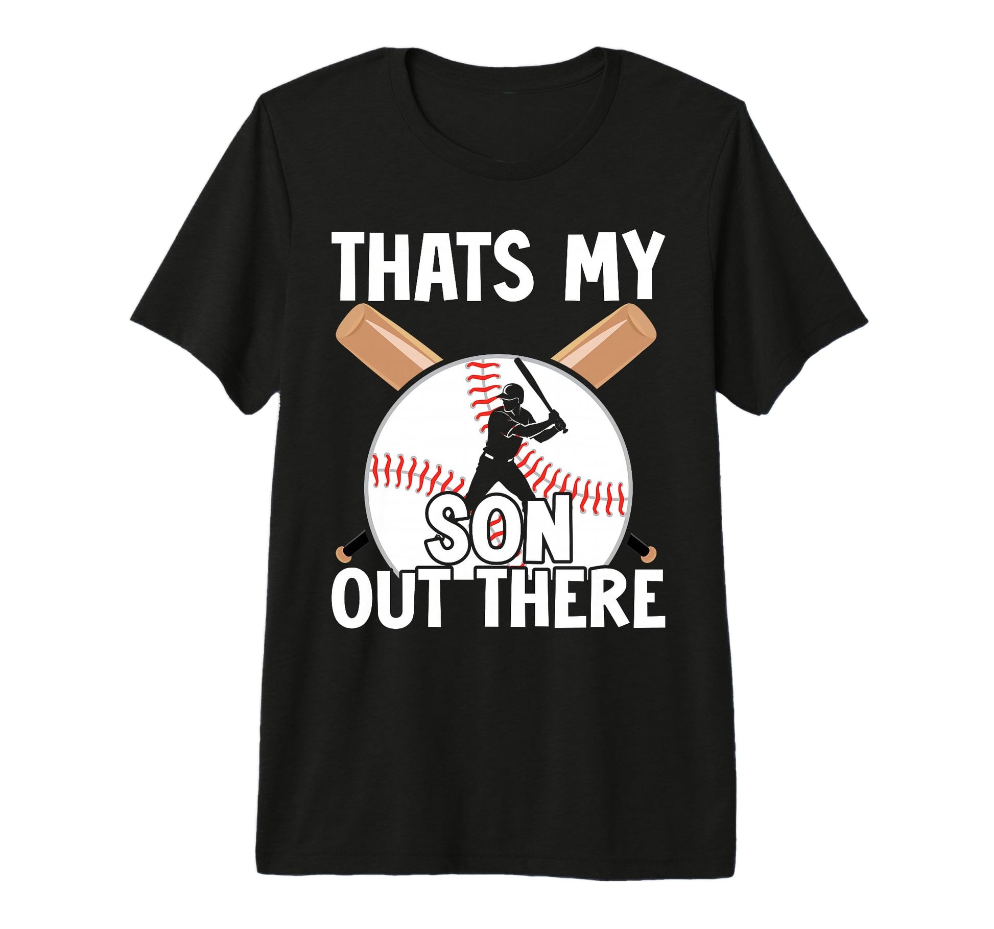Thats My Son Out There Baseball Mom T-Shirt - Aesthetic Graphic for Adults - T-Shirt, Sweatshirt, Hoodie