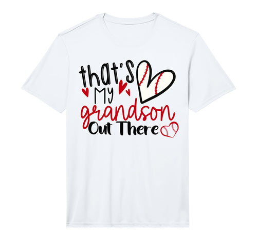 Mens Thats My Grandson Out There Baseball T-Shirt - Unique Graphic Unisex - T-Shirt, Sweatshirt, Hoodie