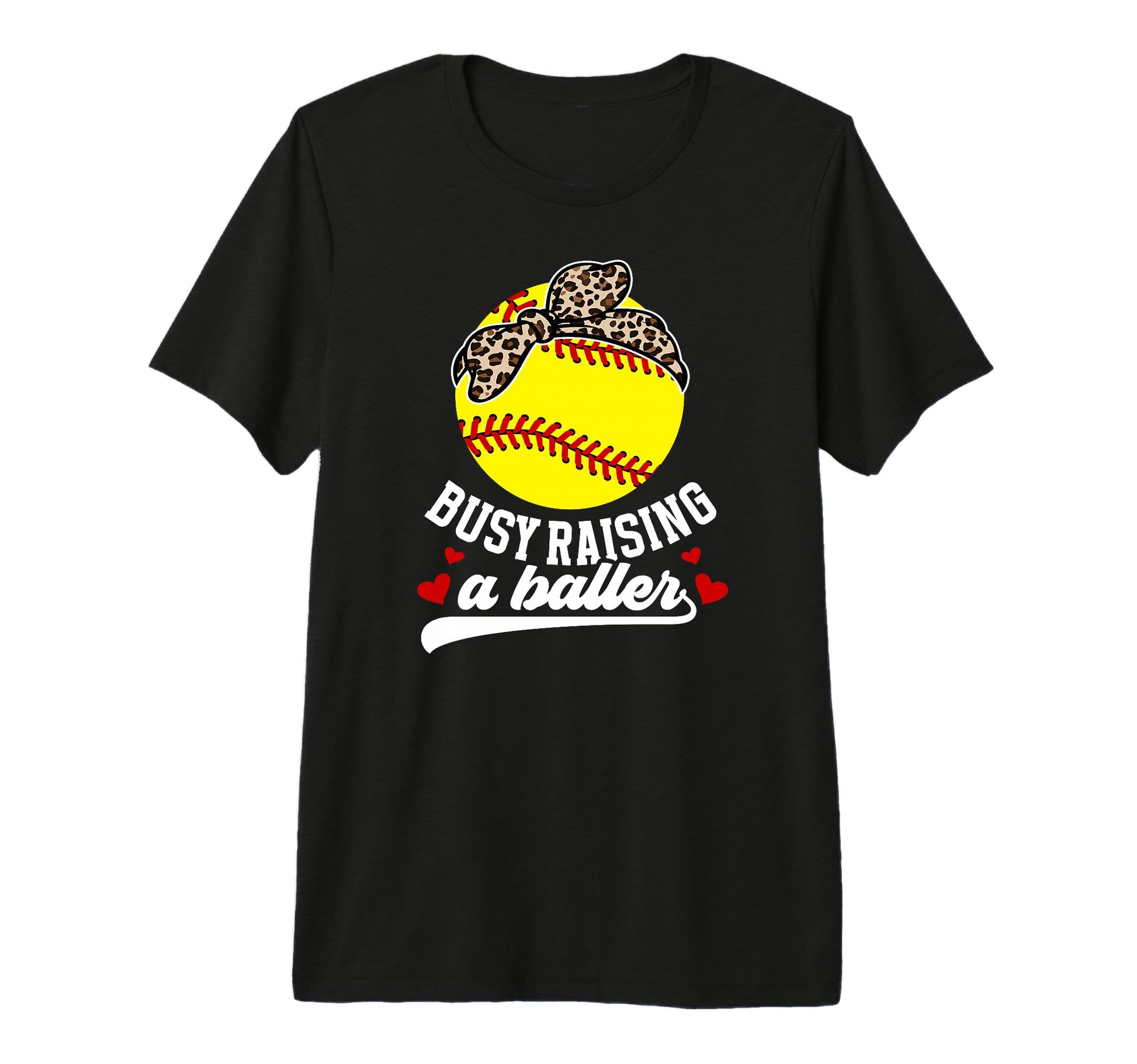 Busy Raising Baller Softball Mom T-Shirt - Trendy Graphic Men Women - T-Shirt, Sweatshirt, Hoodie