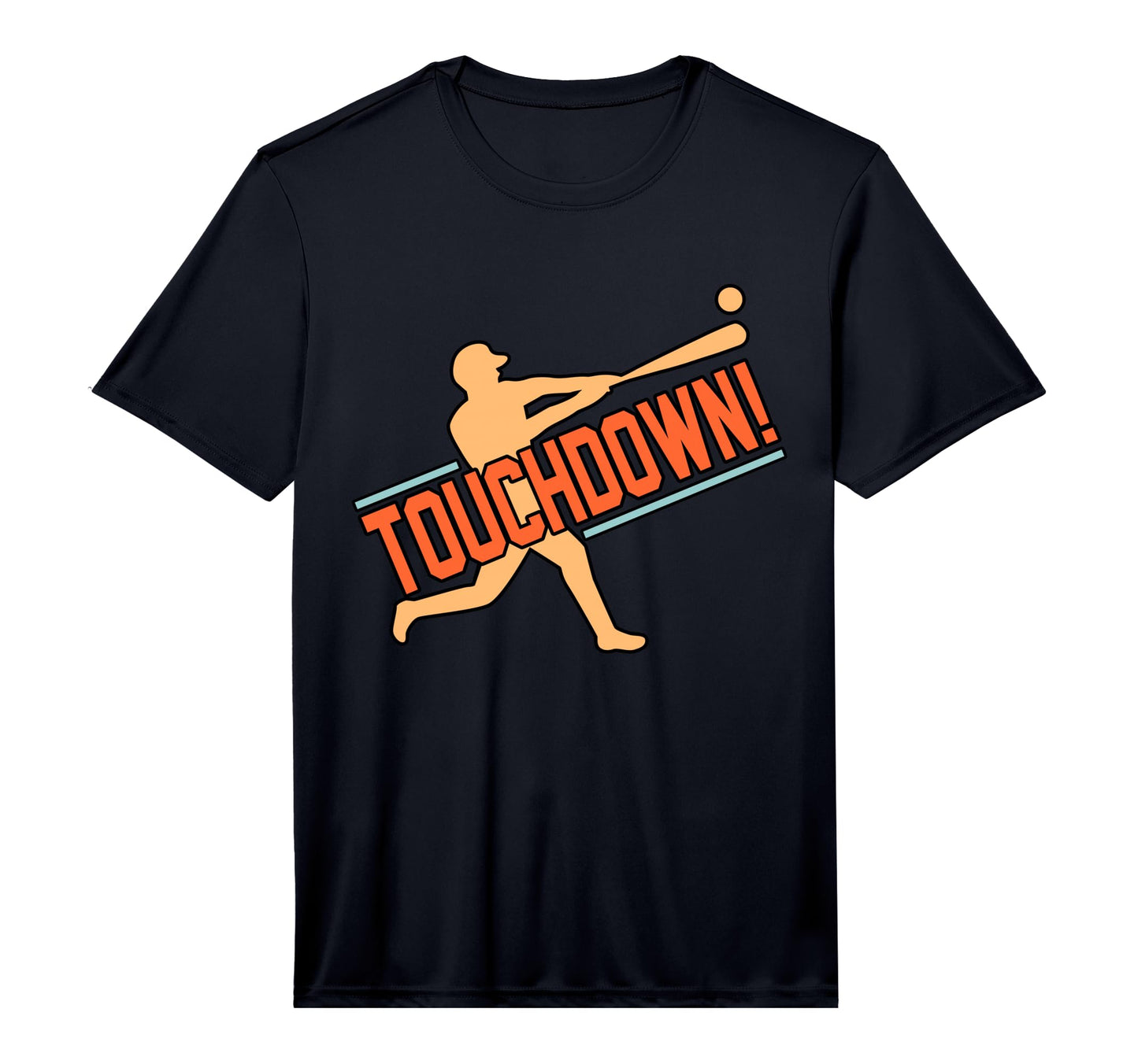 Touchdown Baseball Player Sports T-Shirt - Streetwear Style Men Women - T-Shirt, Sweatshirt, Hoodie