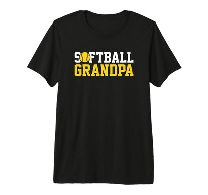 Mens Fathers Day Funny Softball Dad T-Shirt - Custom Art Print Unisex - T-Shirt, Sweatshirt, Hoodie