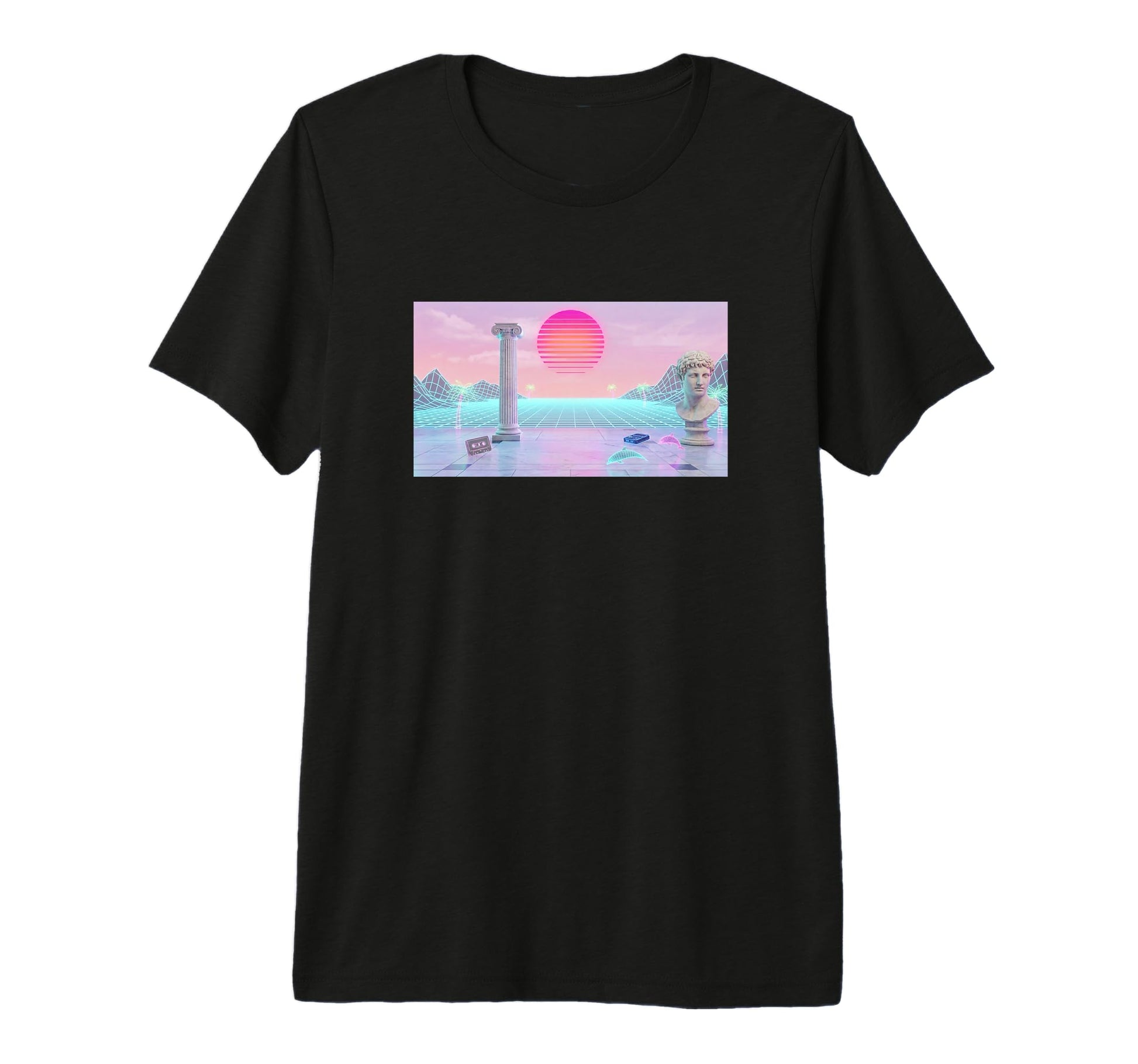 Vaporwave Aesthetic Trippy Vapor T-Shirt - Aesthetic Graphic for Adults - T-Shirt, Sweatshirt, Hoodie