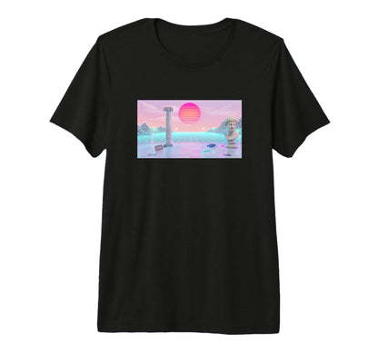 Vaporwave Aesthetic Trippy Vapor T-Shirt - Aesthetic Graphic for Adults - T-Shirt, Sweatshirt, Hoodie