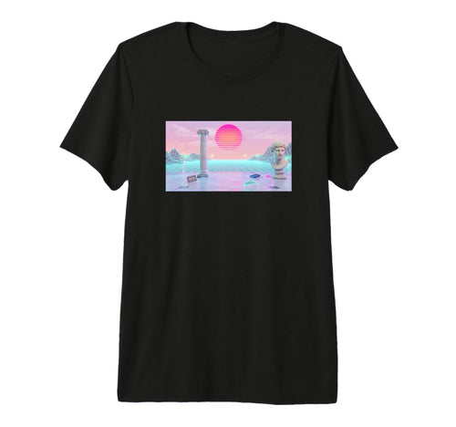 Vaporwave Aesthetic Trippy Vapor T-Shirt - Aesthetic Graphic for Adults - T-Shirt, Sweatshirt, Hoodie