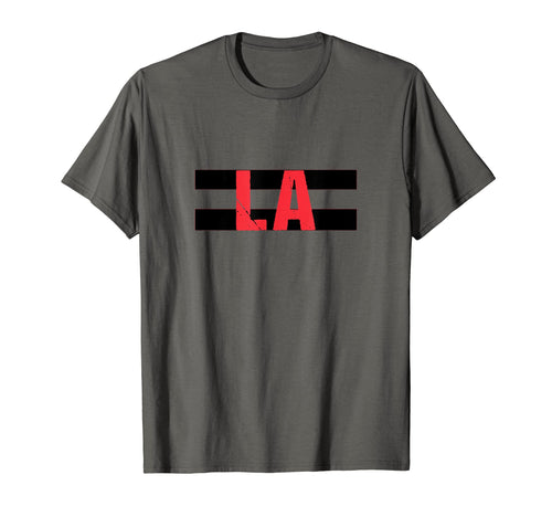 La Red Black Stripes Los Angeles La T-Shirt - Unique Graphic Men Women - T-Shirt, Sweatshirt, Hoodie