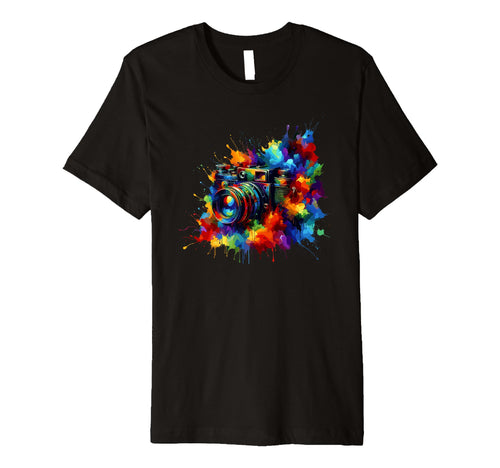 Camera Photographer Photography T-Shirt - Unique Graphic Men Women - T-Shirt, Sweatshirt, Hoodie
