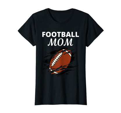 Womens Football Mom I Love Heart T-Shirt - Streetwear Style Men Women - T-Shirt, Sweatshirt, Hoodie