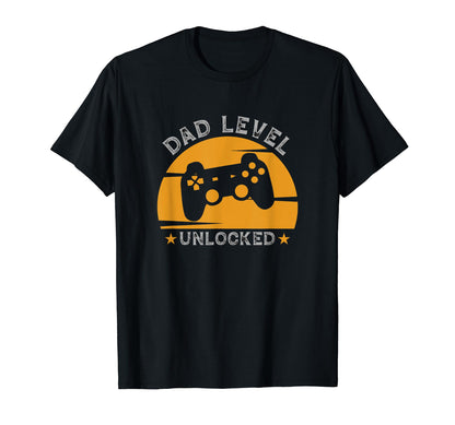 Dad Level Unlocked Pregnancy T-Shirt - Unique Graphic Men Women - T-Shirt, Sweatshirt, Hoodie