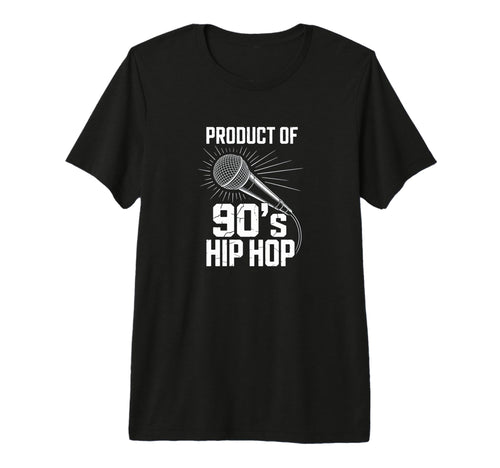 Product 90S Hip Hop Music Microphone Fan T-Shirt - Minimalist Print Unisex - T-Shirt, Sweatshirt, Hoodie