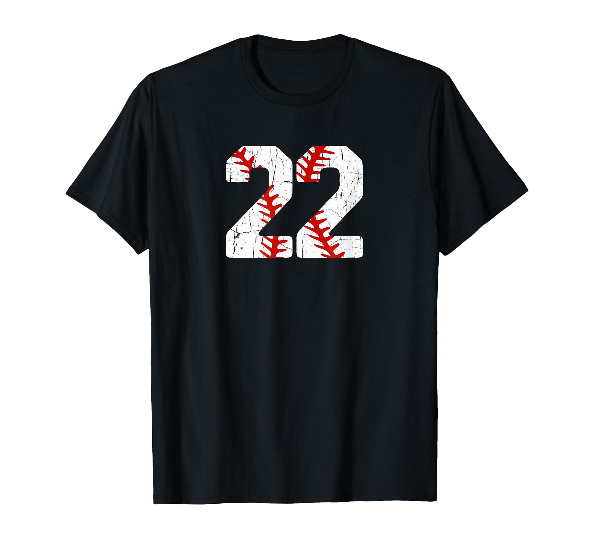 Baseball Player Jersey Number 22 22 T-Shirt - Unique Graphic for Adults - T-Shirt, Sweatshirt, Hoodie