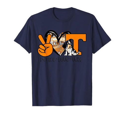 Vols Peace Love Vols T-Shirt - Aesthetic Graphic Men Women - T-Shirt, Sweatshirt, Hoodie