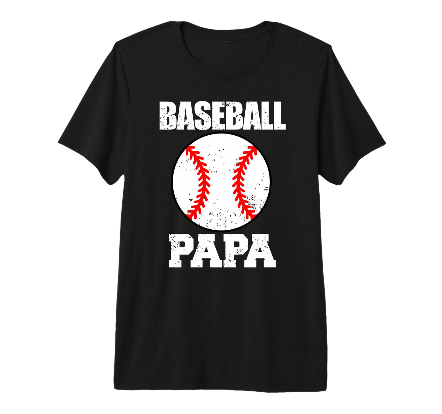 Mens Baseball Papa Funny Baseball T-Shirt - Fun Novelty Design Men Women - T-Shirt, Sweatshirt, Hoodie