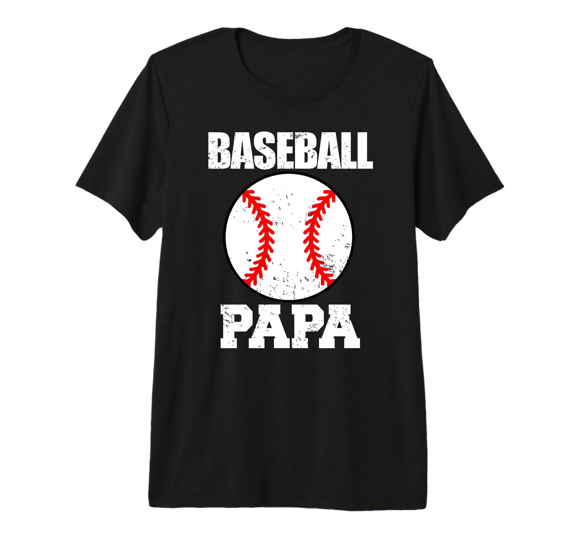 Mens Baseball Papa Funny Baseball T-Shirt - Fun Novelty Design Men Women - T-Shirt, Sweatshirt, Hoodie