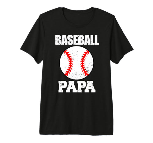 Mens Baseball Papa Funny Baseball T-Shirt - Fun Novelty Design Men Women - T-Shirt, Sweatshirt, Hoodie
