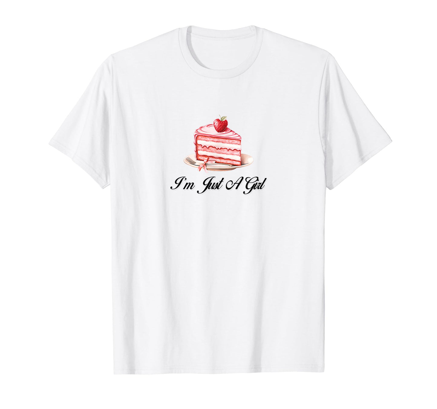 Im Just Coquette Cake Ribbon Girlcore Y2K T-Shirt - Unique Graphic Unisex - T-Shirt, Sweatshirt, Hoodie