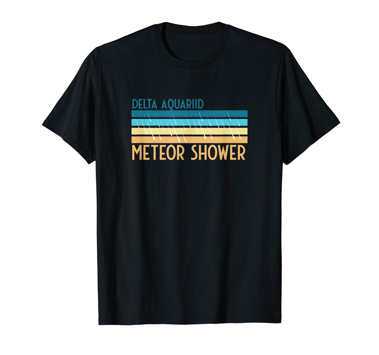 Stripes Delta Aquariid Meteor Shower T-Shirt - Fun Novelty Design Unisex - T-Shirt, Sweatshirt, Hoodie