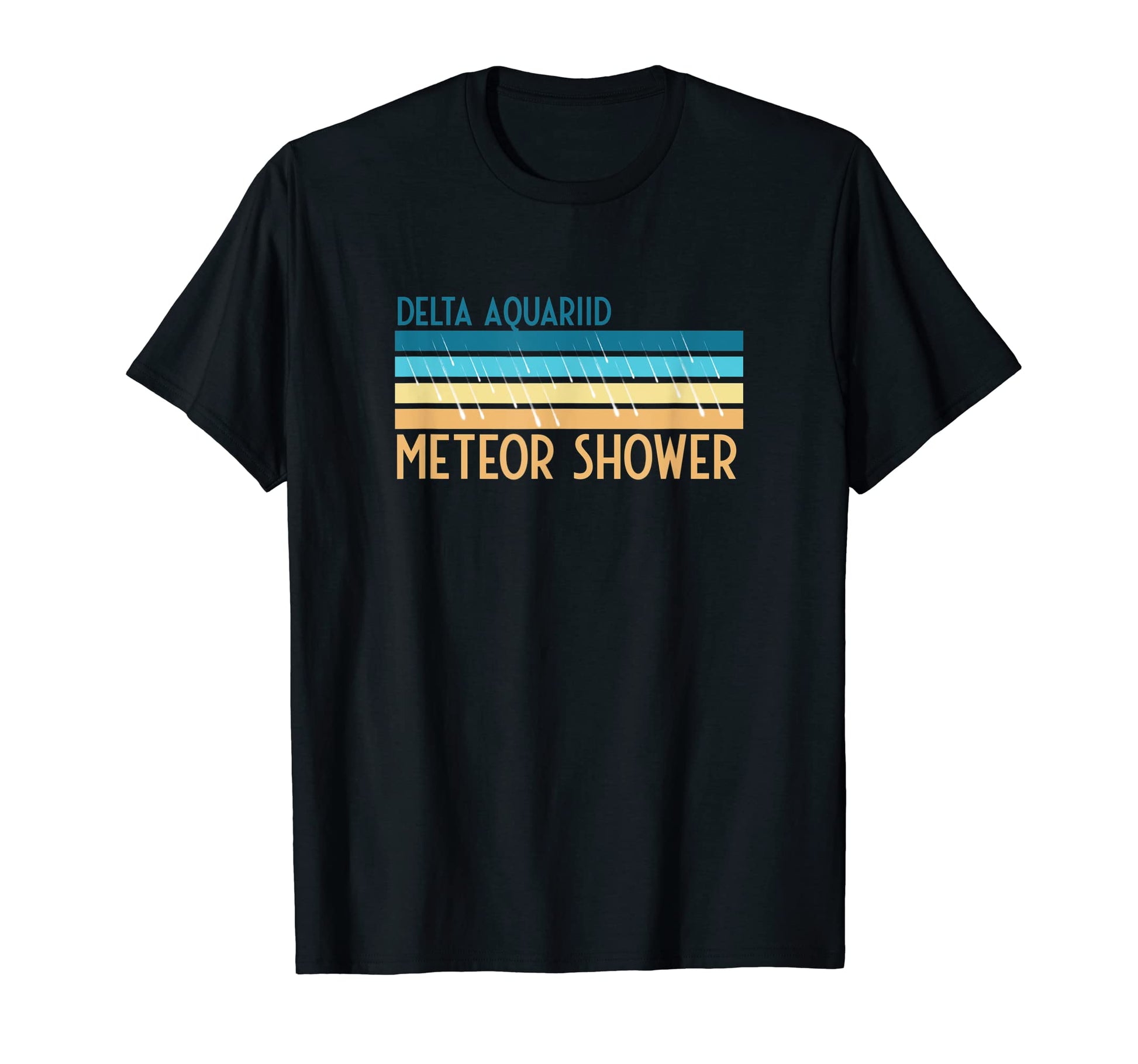 Stripes Delta Aquariid Meteor Shower T-Shirt - Fun Novelty Design Unisex - T-Shirt, Sweatshirt, Hoodie