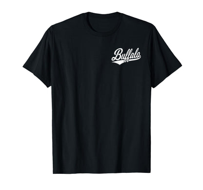 City Buffalo Ny Varsity Script T-Shirt - Aesthetic Graphic for Adults - T-Shirt, Sweatshirt, Hoodie