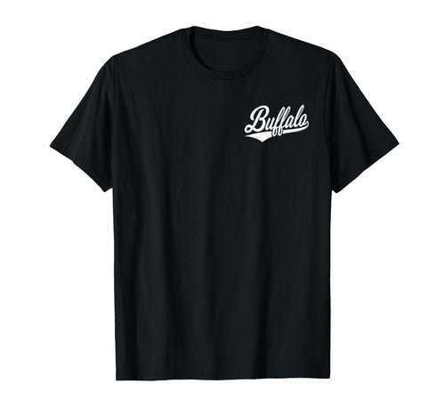 City Buffalo Ny Varsity Script T-Shirt - Aesthetic Graphic for Adults - T-Shirt, Sweatshirt, Hoodie