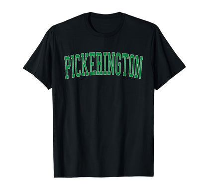 Pickerington Oh Distressed Green Varsity T-Shirt - Trendy Graphic Men Women - T-Shirt, Sweatshirt, Hoodie
