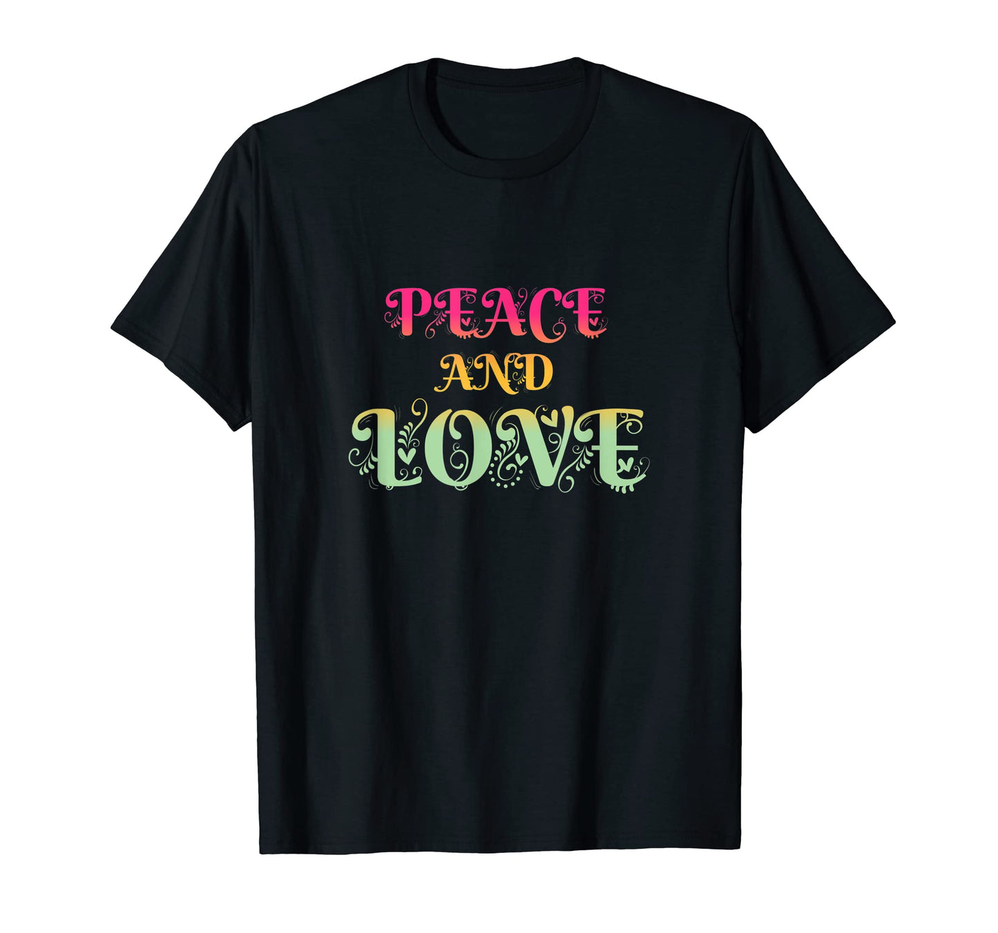 Make Peace Not War Colorful Peace T-Shirt - Fun Novelty Design for Adults - T-Shirt, Sweatshirt, Hoodie