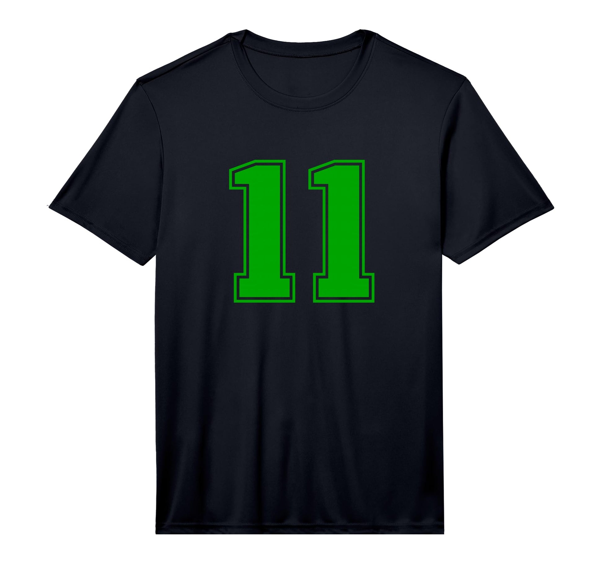 Number 11 Green Sports Team T-Shirt - Aesthetic Graphic Men Women - T-Shirt, Sweatshirt, Hoodie
