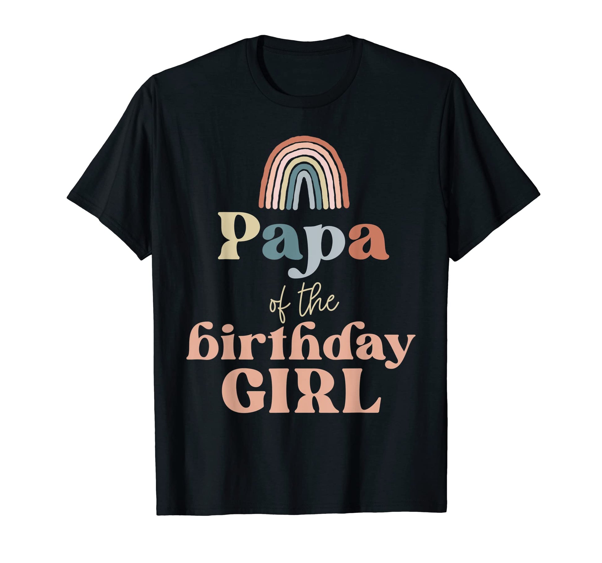 Mens Papa Birthday Boho Rainbow T-Shirt - Streetwear Style for Adults - T-Shirt, Sweatshirt, Hoodie
