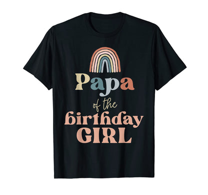 Mens Papa Birthday Boho Rainbow T-Shirt - Streetwear Style for Adults - T-Shirt, Sweatshirt, Hoodie