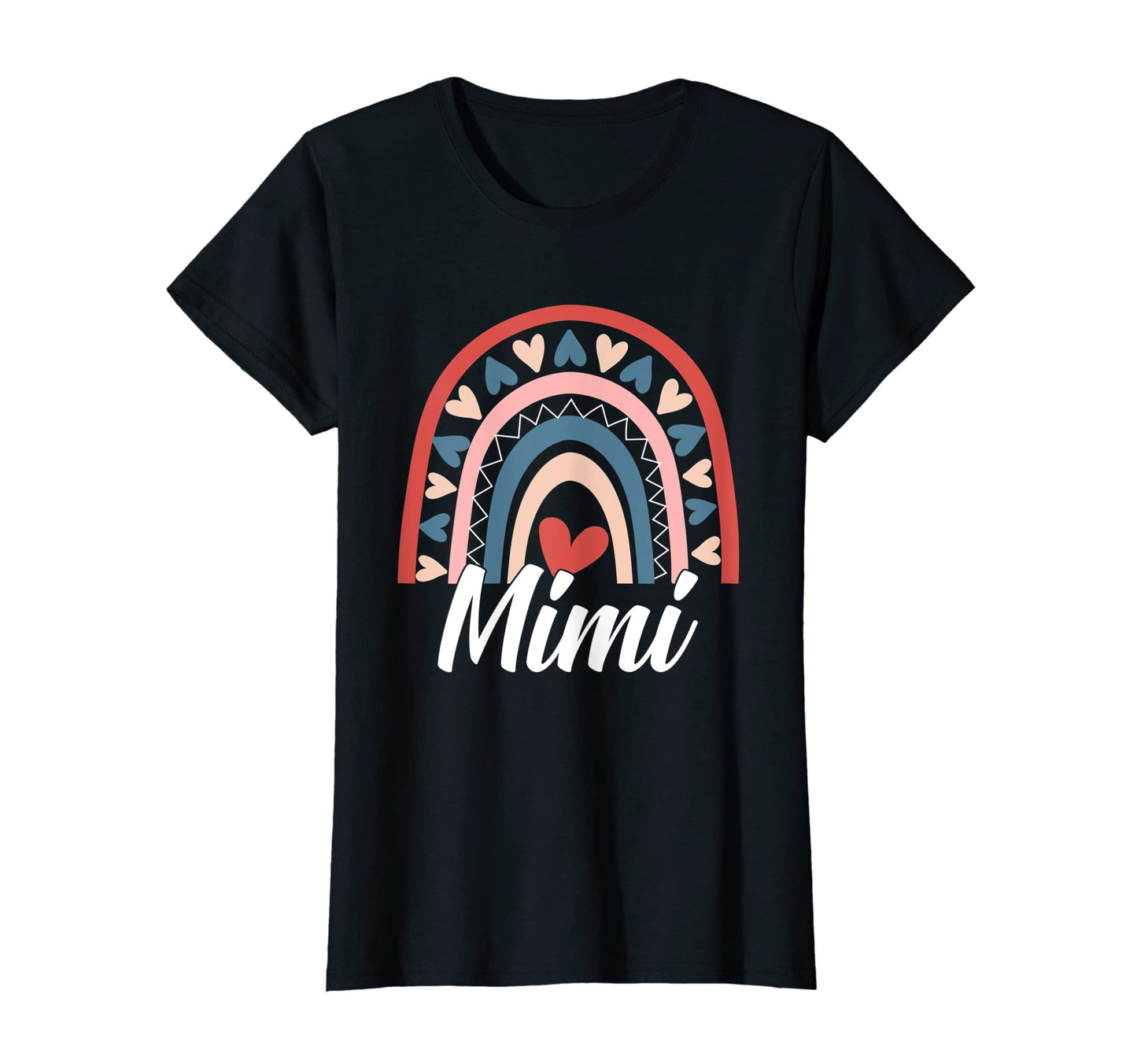 Womens Mothers Day Boho Mimi Rainbow T-Shirt - Custom Art Print Unisex - T-Shirt, Sweatshirt, Hoodie