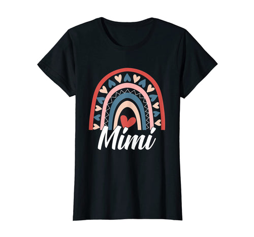 Womens Mothers Day Boho Mimi Rainbow T-Shirt - Custom Art Print Unisex - T-Shirt, Sweatshirt, Hoodie