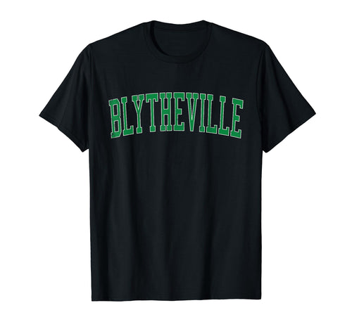 Blytheville Ar Distressed Green T-Shirt - Custom Art Print Men Women - T-Shirt, Sweatshirt, Hoodie