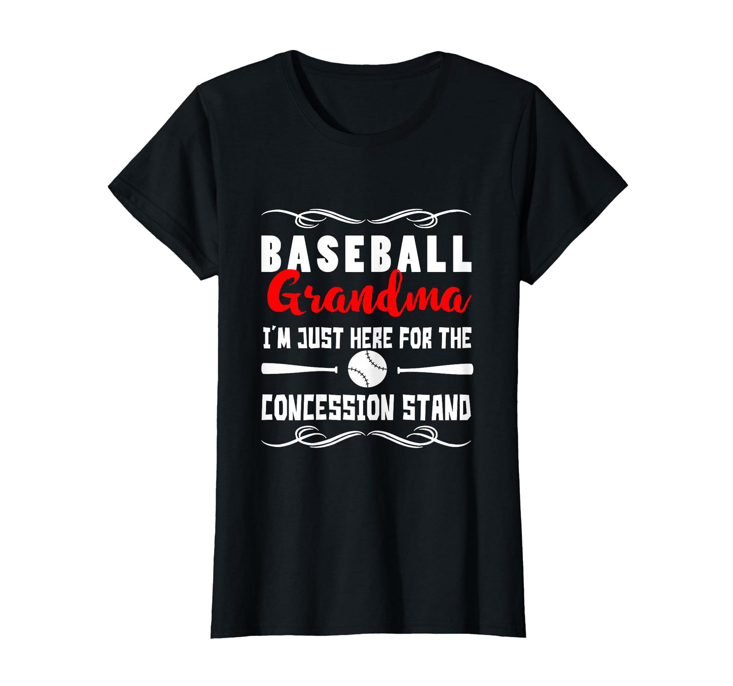 Im Just Here Concession Stand Baseball T-Shirt - Unique Graphic Men Women - T-Shirt, Sweatshirt, Hoodie