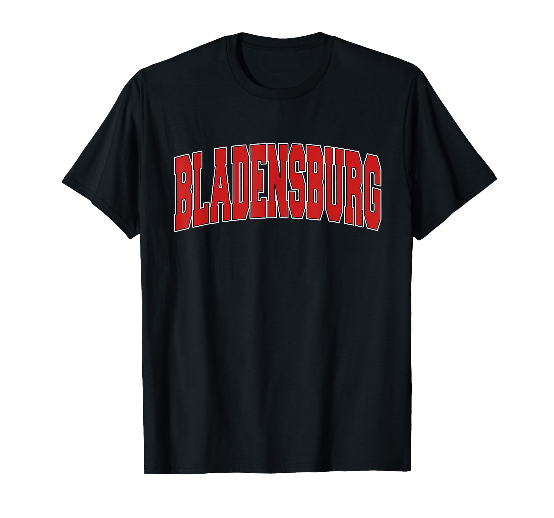 Bladensburg Md Maryland Varsity Usa T-Shirt - Minimalist Print Unisex - T-Shirt, Sweatshirt, Hoodie