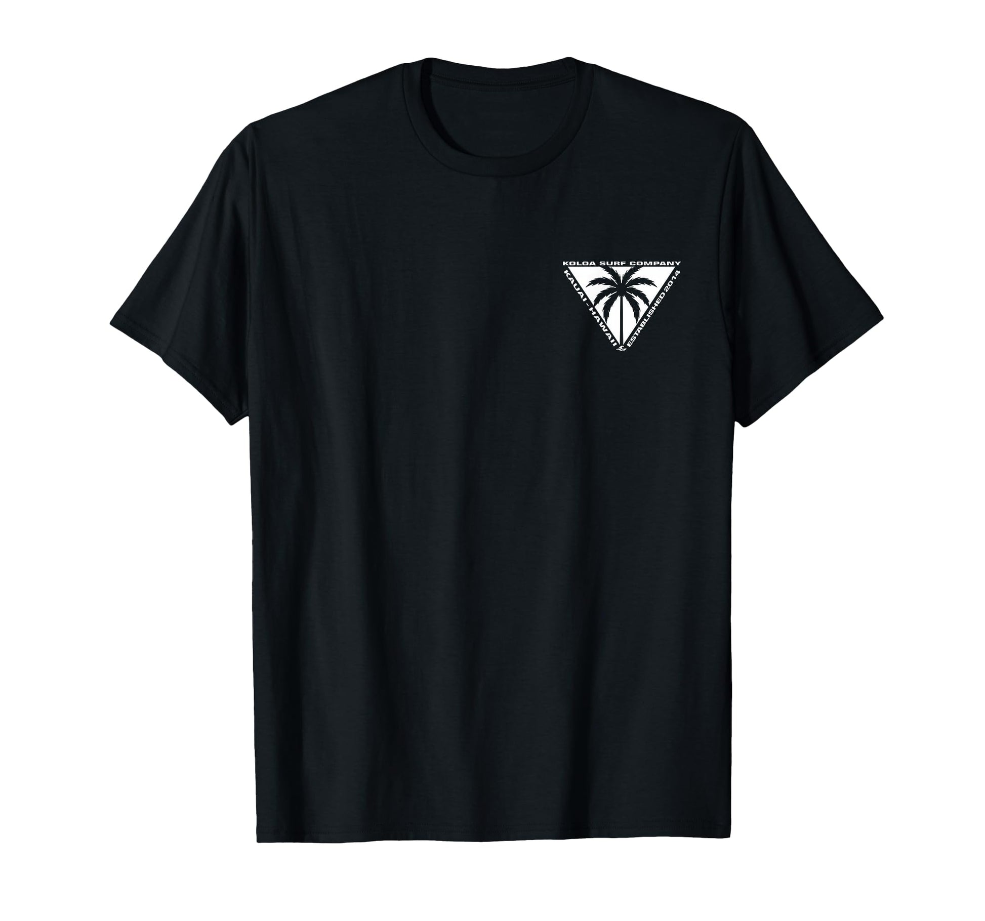 Koloa Surf Triangulated Palm T-Shirt - Minimalist Print Men Women - T-Shirt, Sweatshirt, Hoodie