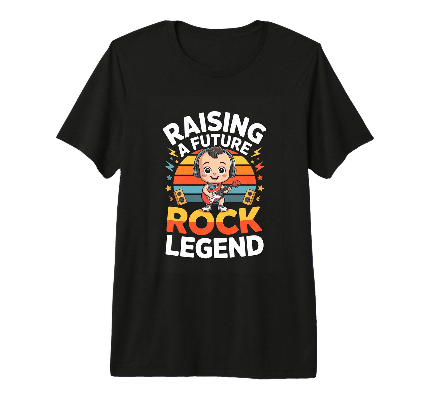 Raising Future Rock Legend Rock Music T-Shirt - Novelty Apparel for Adults - T-Shirt, Sweatshirt, Hoodie