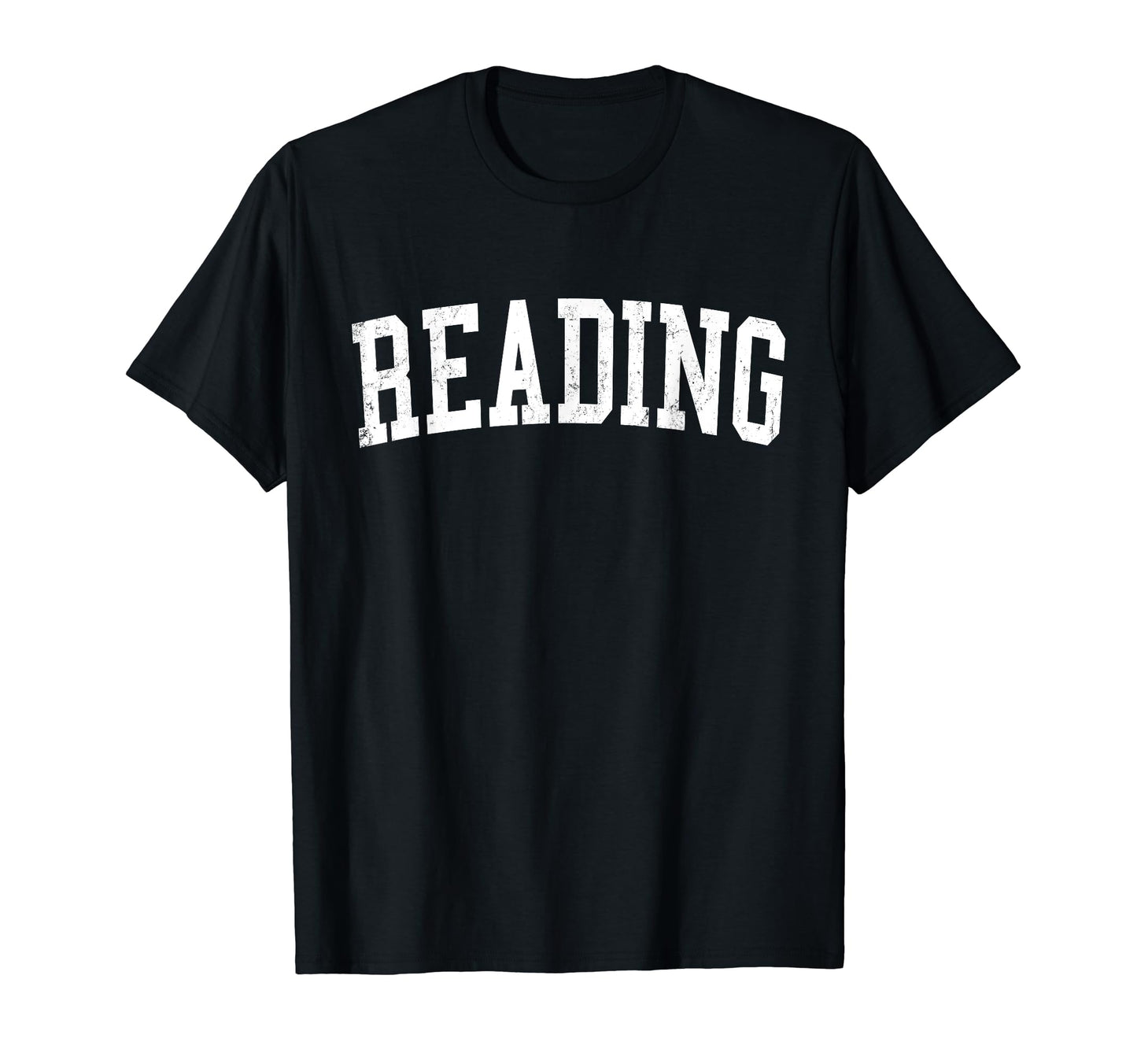 Reading Pa Distressed White Varsity T-Shirt - Custom Art Print Men Women - T-Shirt, Sweatshirt, Hoodie