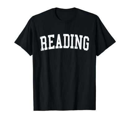 Reading Pa Distressed White Varsity T-Shirt - Custom Art Print Men Women - T-Shirt, Sweatshirt, Hoodie