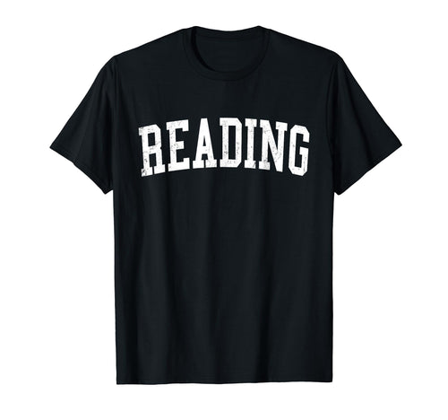 Reading Pa Distressed White Varsity T-Shirt - Custom Art Print Men Women - T-Shirt, Sweatshirt, Hoodie