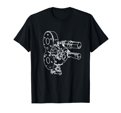 Film Camera Video Camera Oldschool T-Shirt - Trendy Graphic for Adults - T-Shirt, Sweatshirt, Hoodie