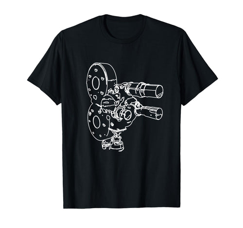 Film Camera Video Camera Oldschool T-Shirt - Trendy Graphic for Adults - T-Shirt, Sweatshirt, Hoodie