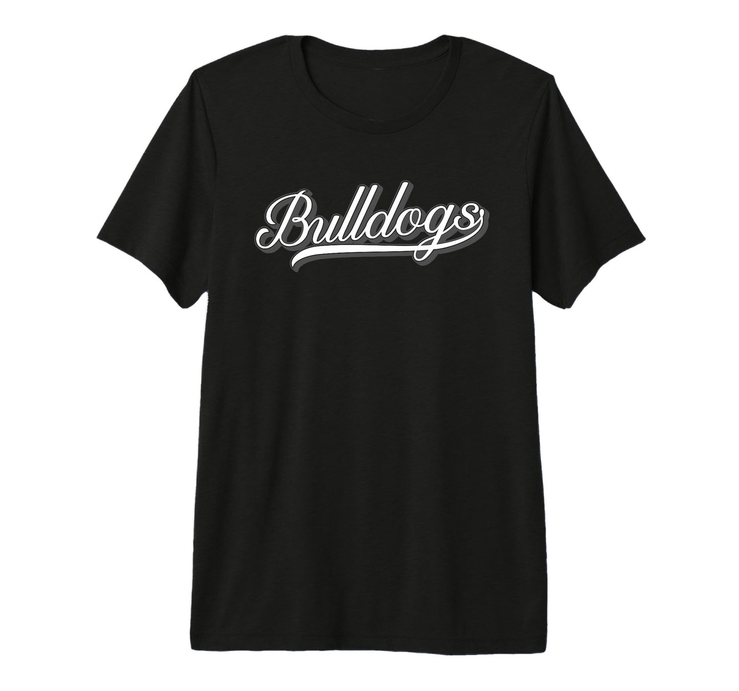 Bulldogs Baseball Bulldog Mascot Sports T-Shirt - Graphic Print Men Women - T-Shirt, Sweatshirt, Hoodie