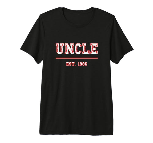 Uncle Est 1986 Funny Sports Year T-Shirt - Casual Everyday Wear Unisex - T-Shirt, Sweatshirt, Hoodie