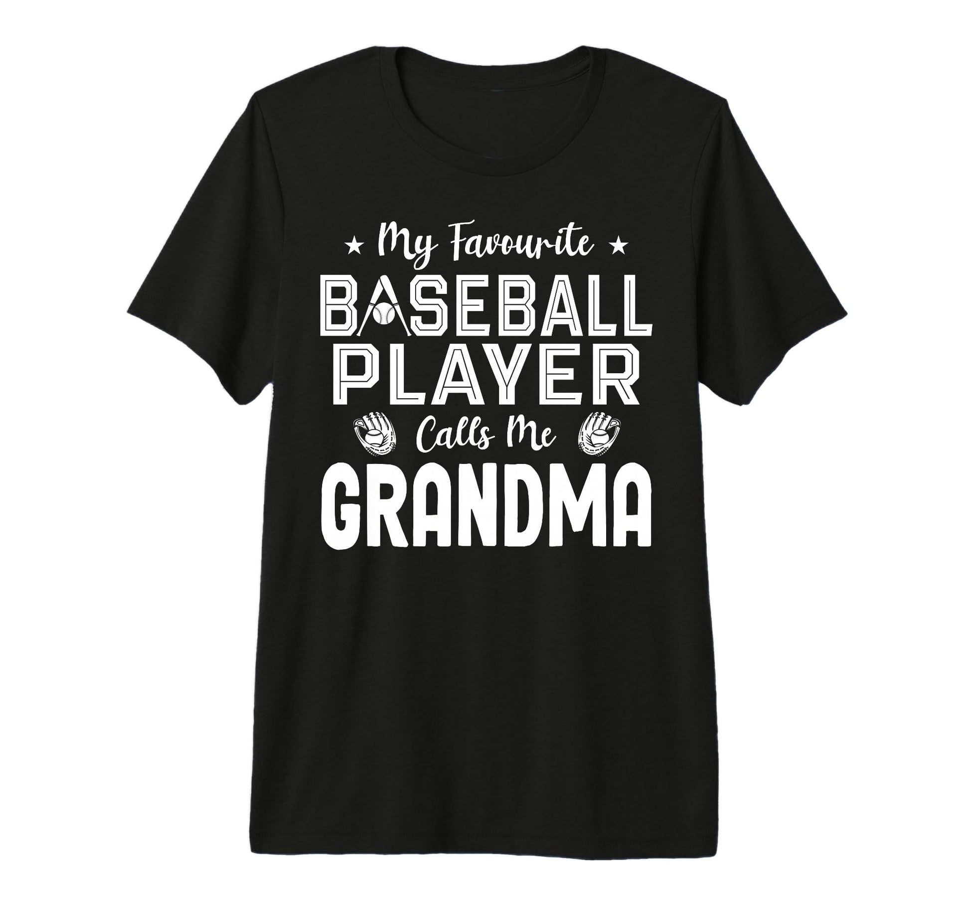 Grandma Baseball Player Baseball T-Shirt - Unique Graphic for Adults - T-Shirt, Sweatshirt, Hoodie