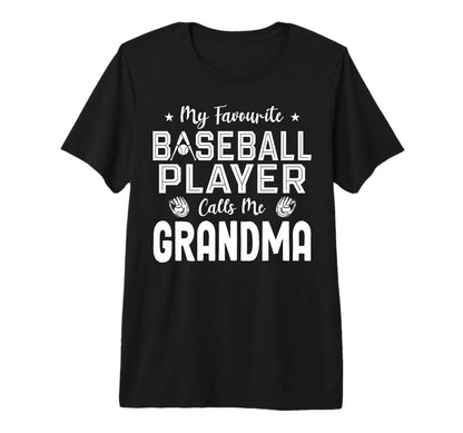 Grandma Baseball Player Baseball T-Shirt - Unique Graphic for Adults - T-Shirt, Sweatshirt, Hoodie