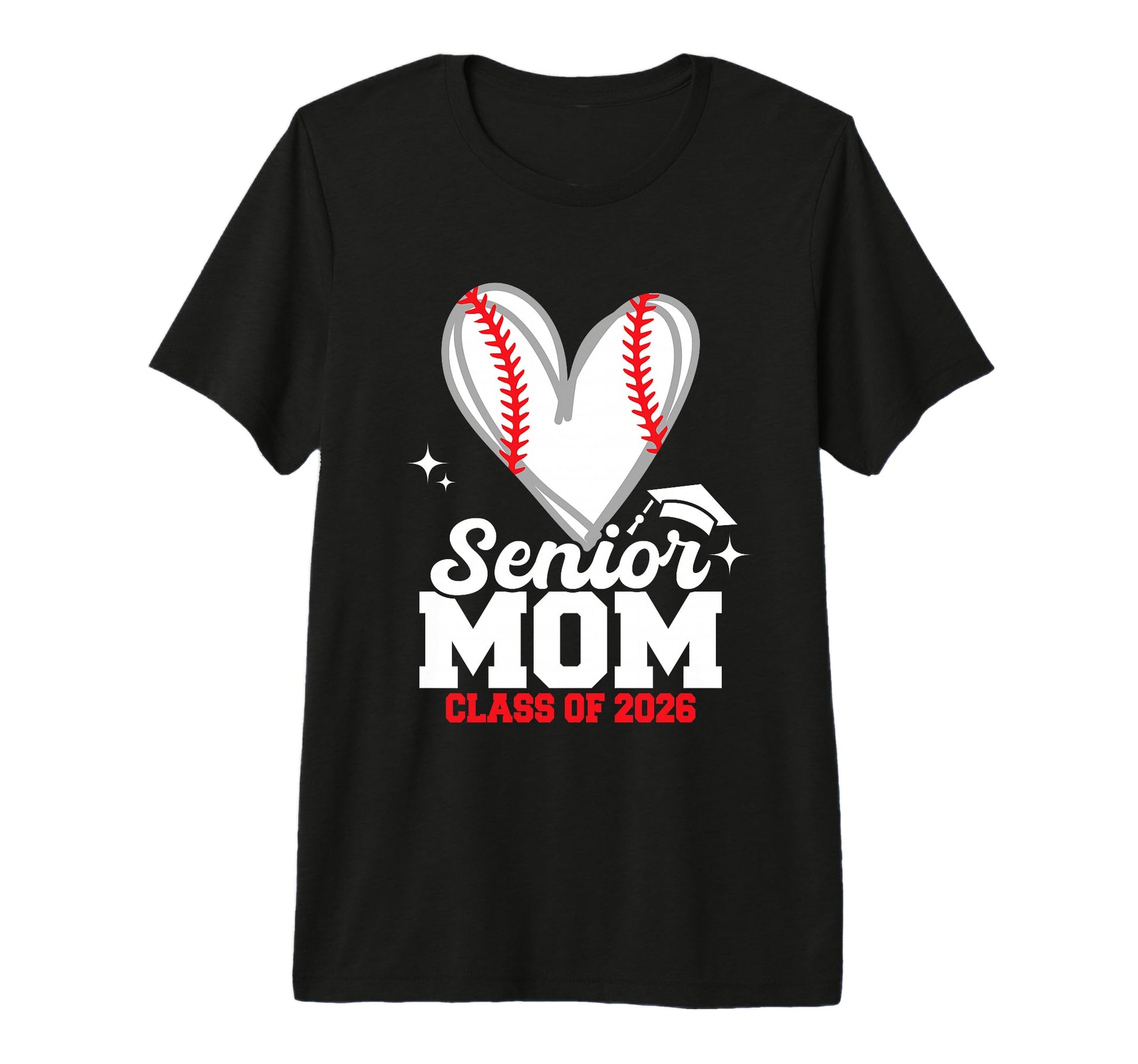 Senior Mom Class 2026 Baseball T-Shirt - Trendy Graphic Men Women - T-Shirt, Sweatshirt, Hoodie