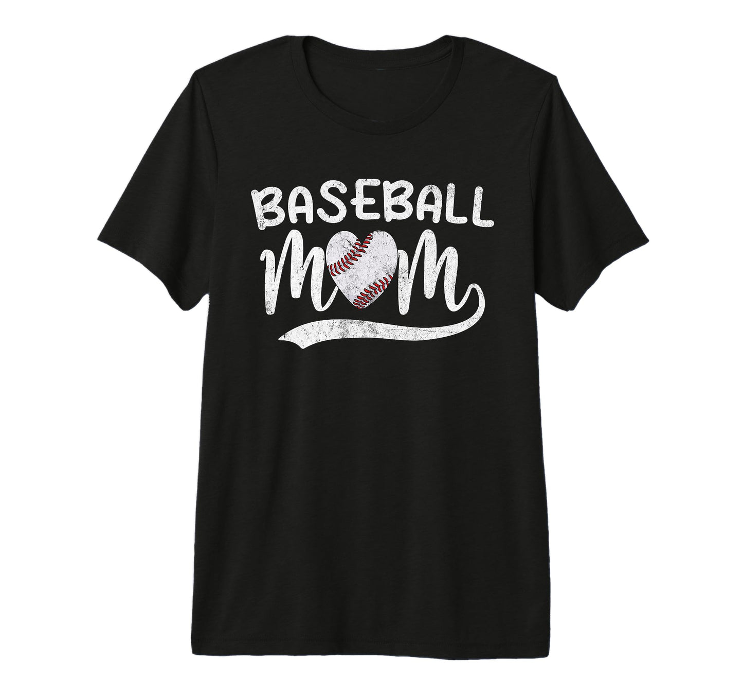 Baseball Mom Mama Sporty Player Happy T-Shirt - Graphic Print for Adults - T-Shirt, Sweatshirt, Hoodie