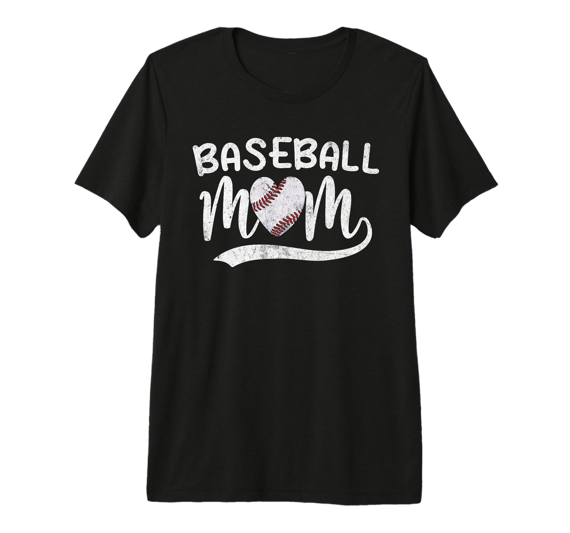 Baseball Mom Mama Sporty Player Happy T-Shirt - Graphic Print for Adults - T-Shirt, Sweatshirt, Hoodie