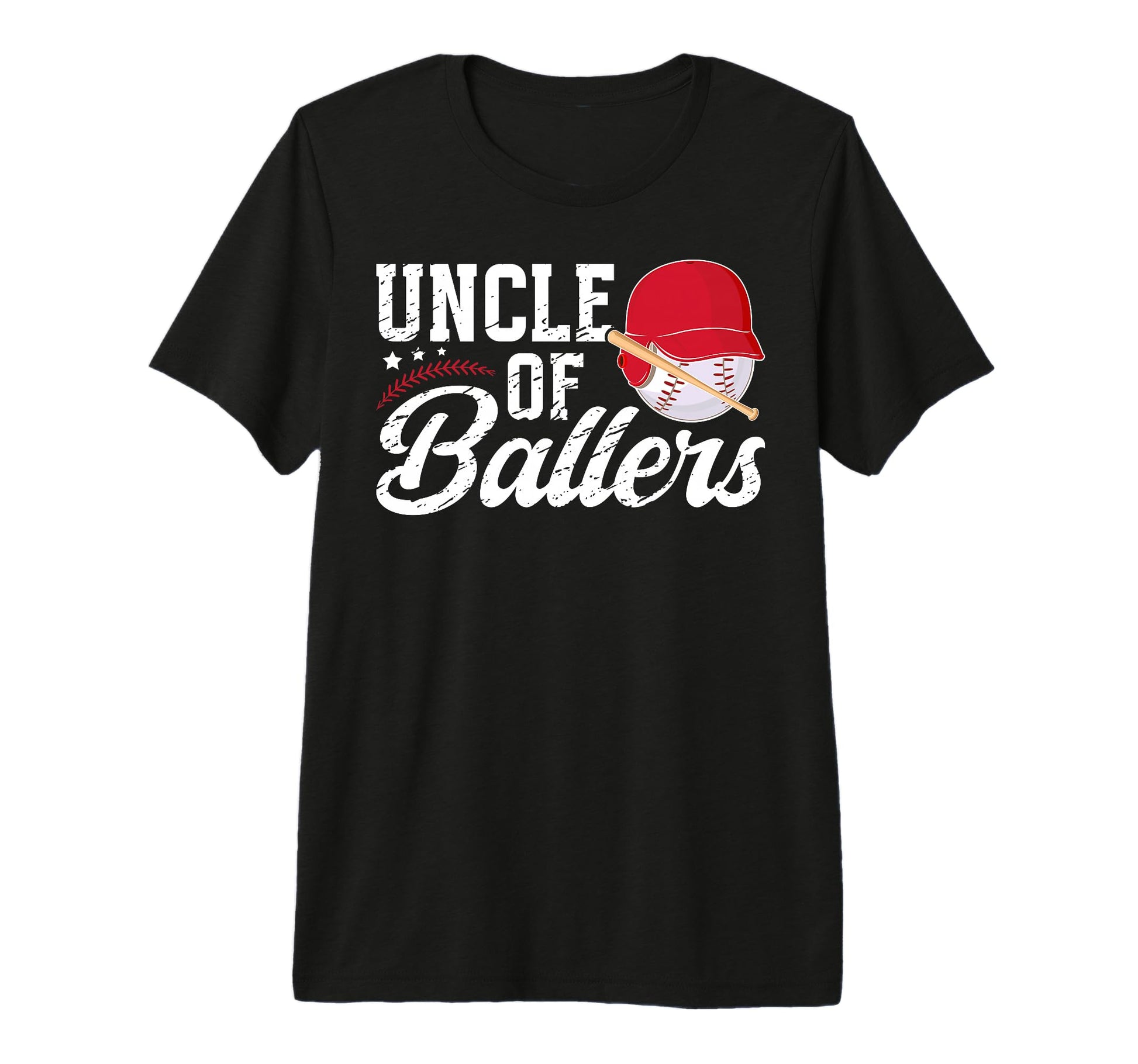 Mens Uncle Ballers Baseball Uncle T-Shirt - Aesthetic Graphic Unisex - T-Shirt, Sweatshirt, Hoodie