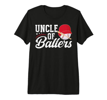 Mens Uncle Ballers Baseball Uncle T-Shirt - Aesthetic Graphic Unisex - T-Shirt, Sweatshirt, Hoodie