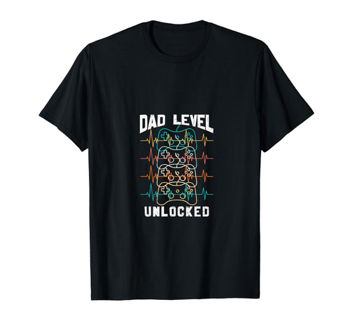 Dad Level Unlocked 2024 New Dad To Be T-Shirt - Graphic Print for Adults - T-Shirt, Sweatshirt, Hoodie